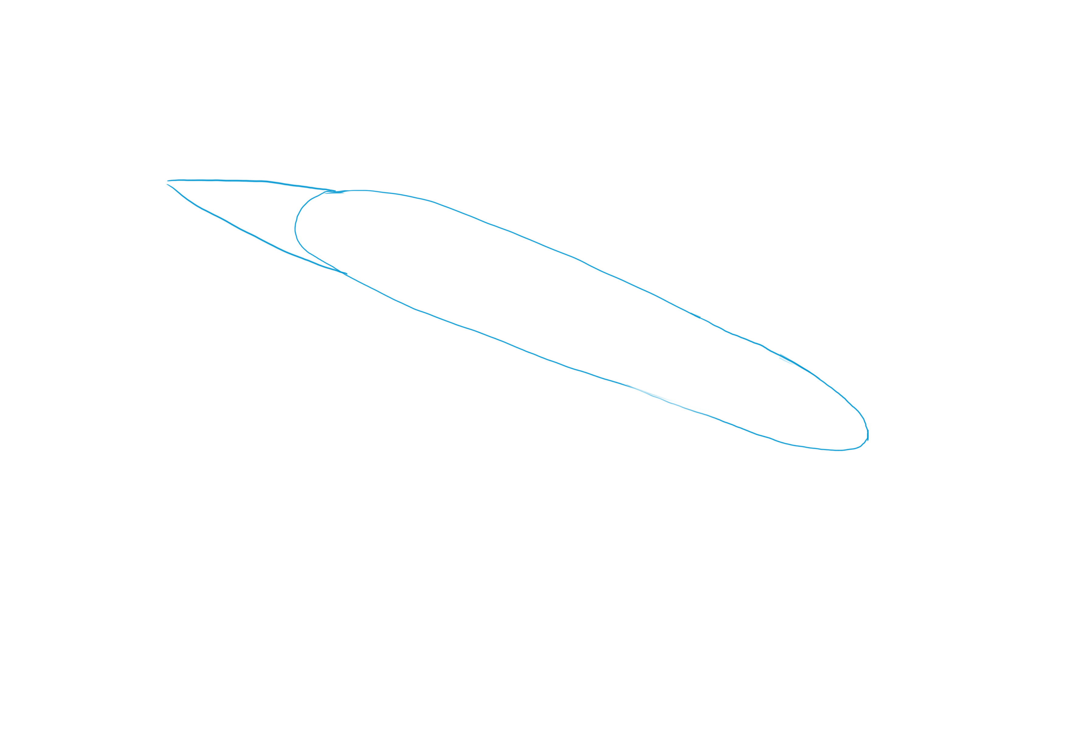 croquis du Radôme de l’avion de chasse