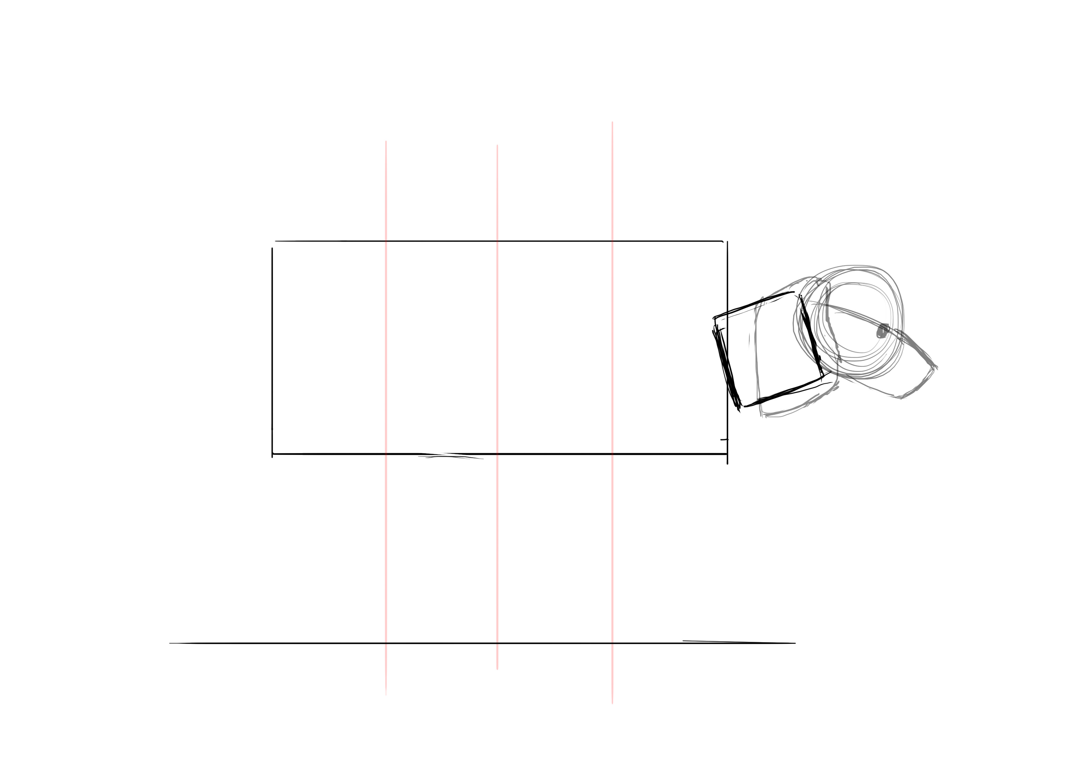 Dessiner le sol sous le chien