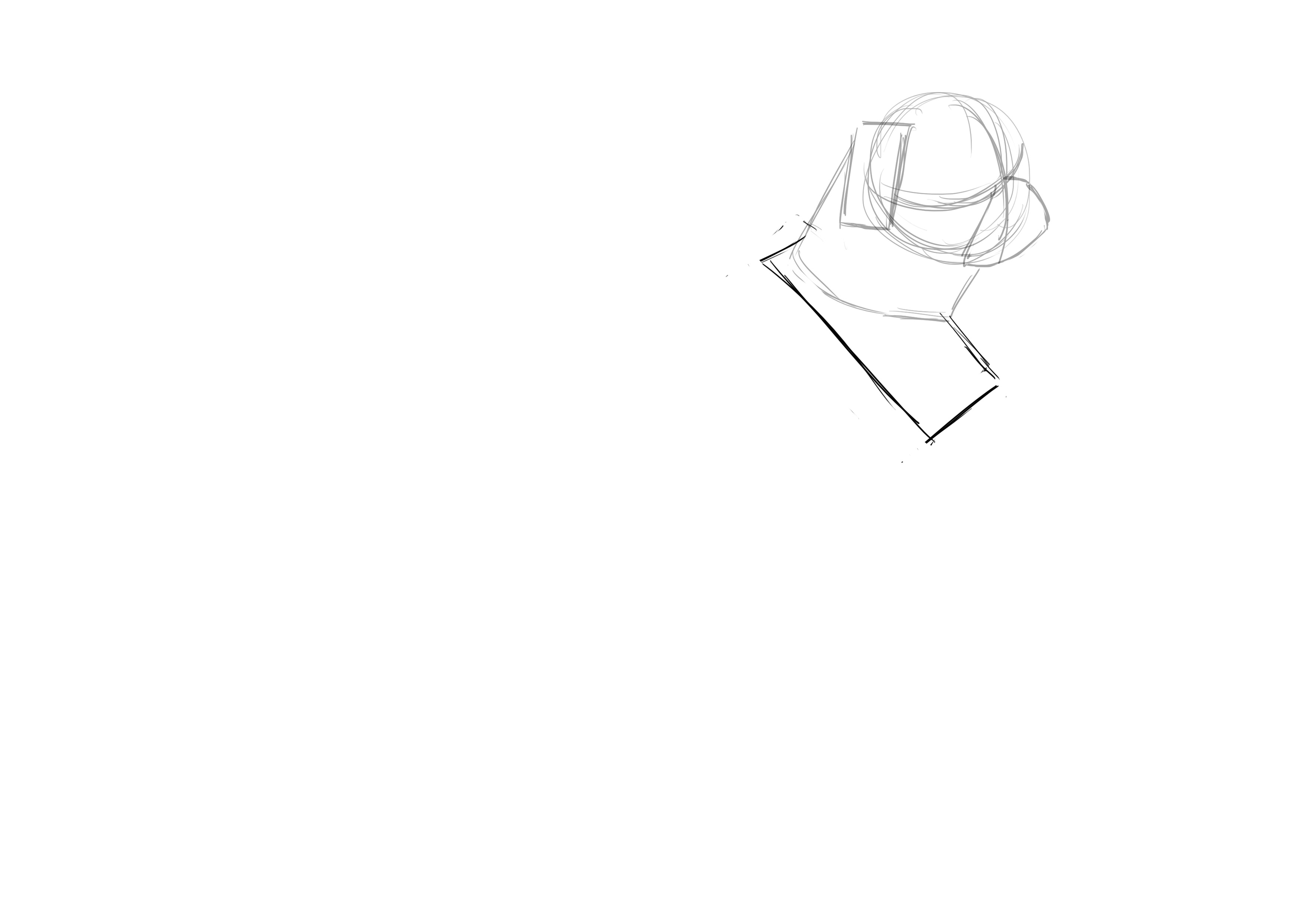 Croquis du corps du carlin