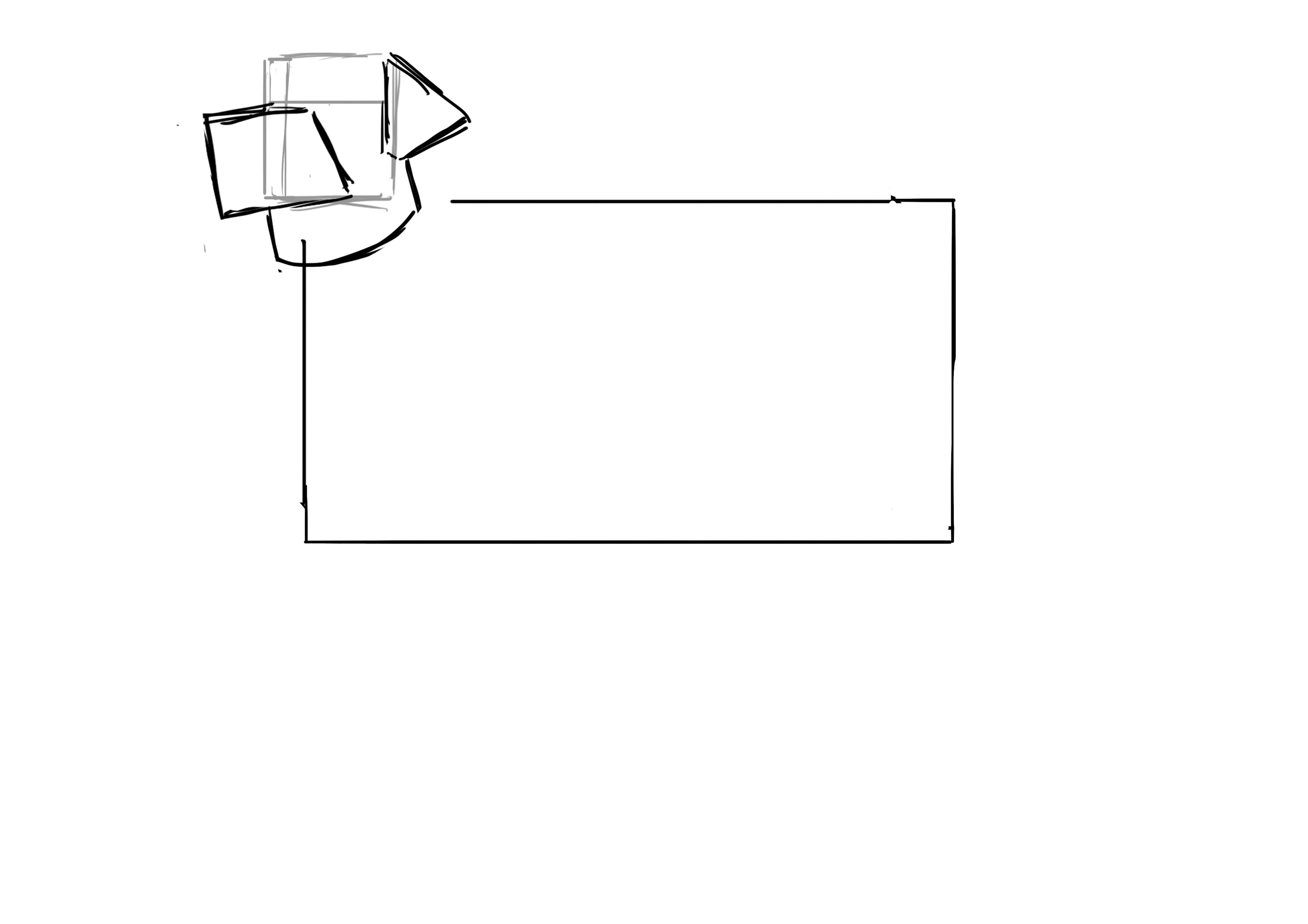 Dessiner le croquis du corps du chien