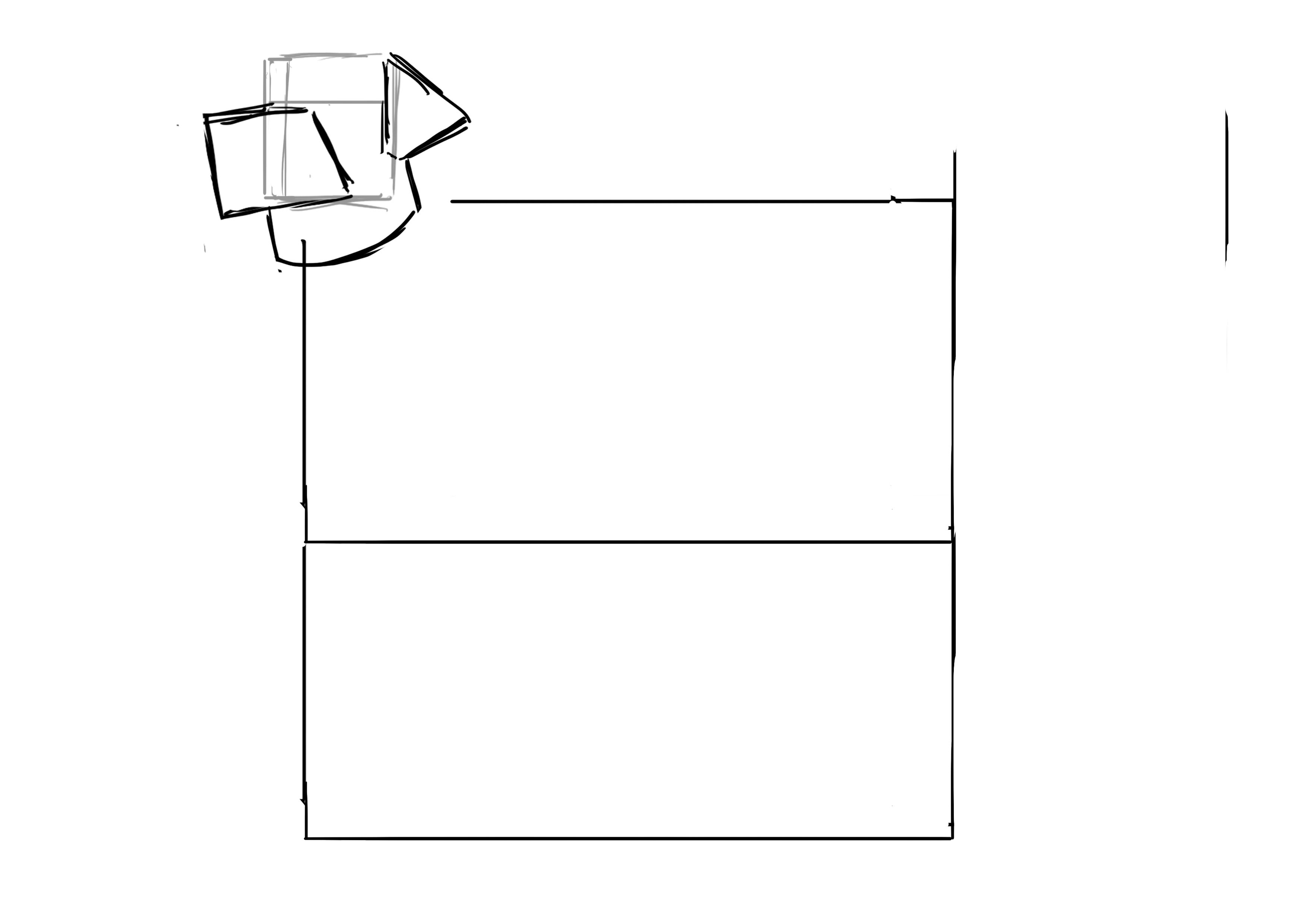 Dessiner le croquis de la queue du chien