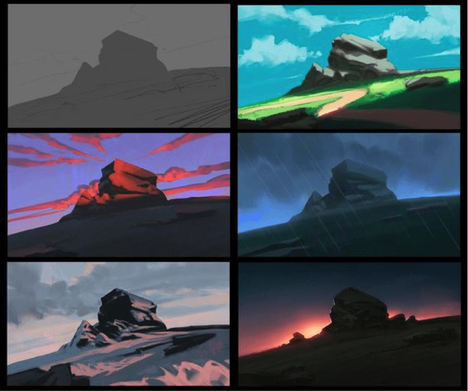 Utiliser la couleur pour établir l'ambiance du dessin 2