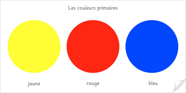 Les couleurs primaires