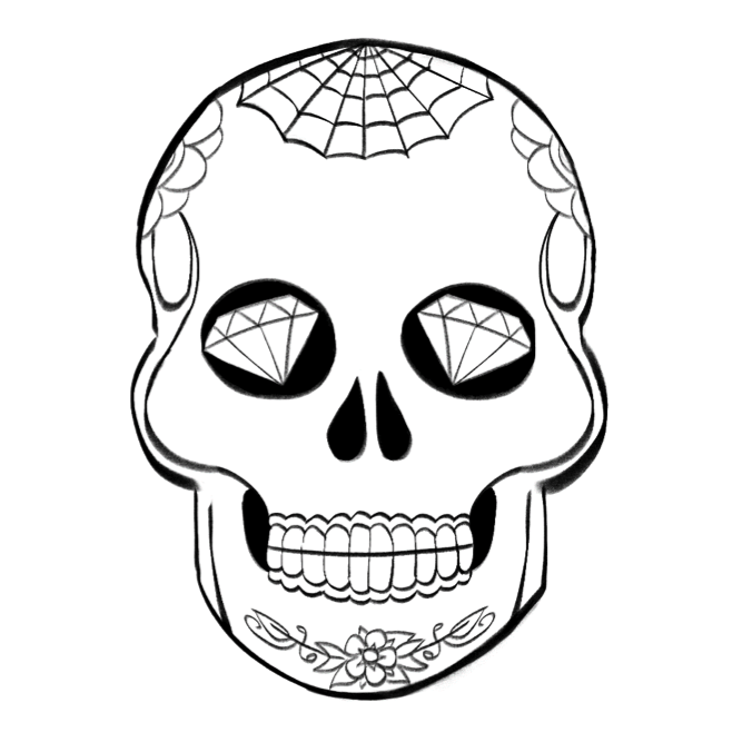 dessin-ornements-deuxieme-crane-mexicain-3