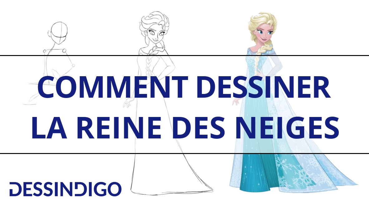 Réaliser un dessin de la Reine des Neiges