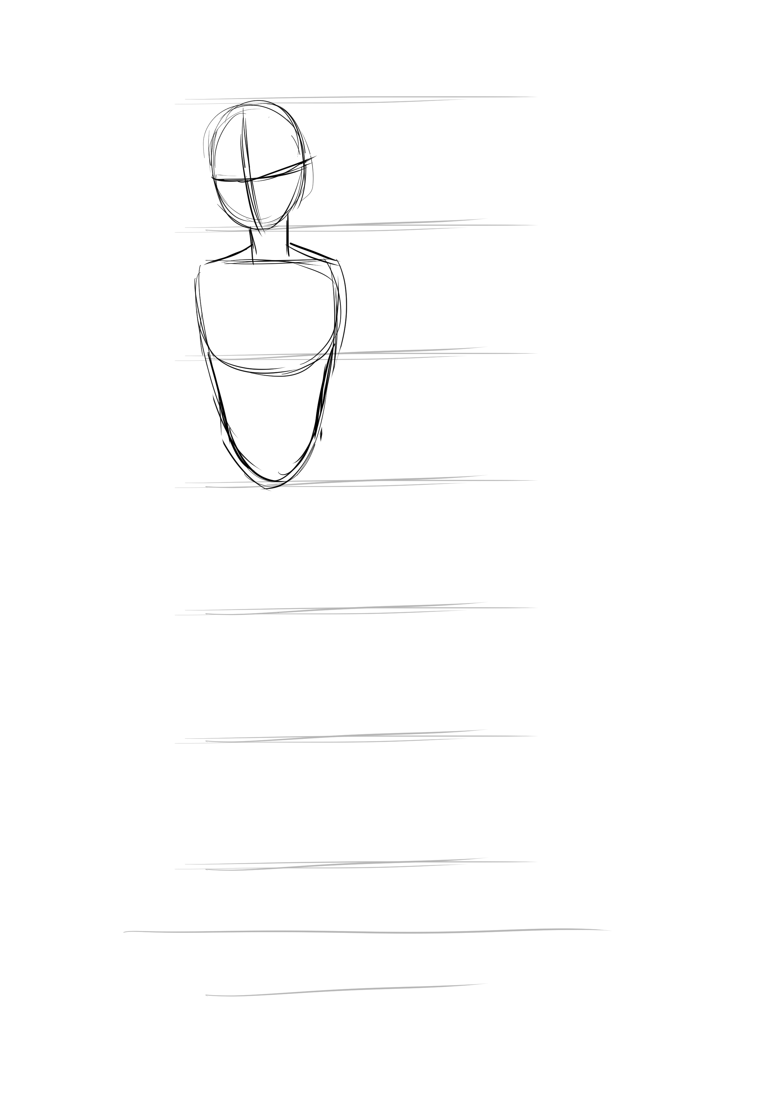 dessiner les trapèzes d’un personnage manga