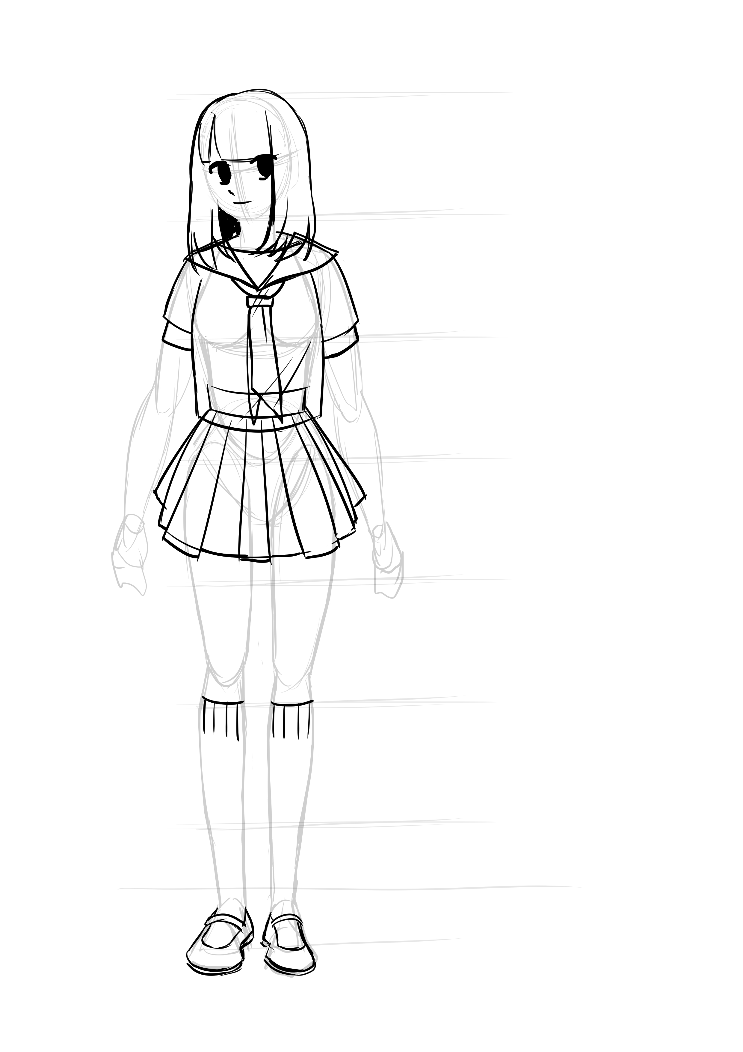 dessiner le visage d’une fille manga