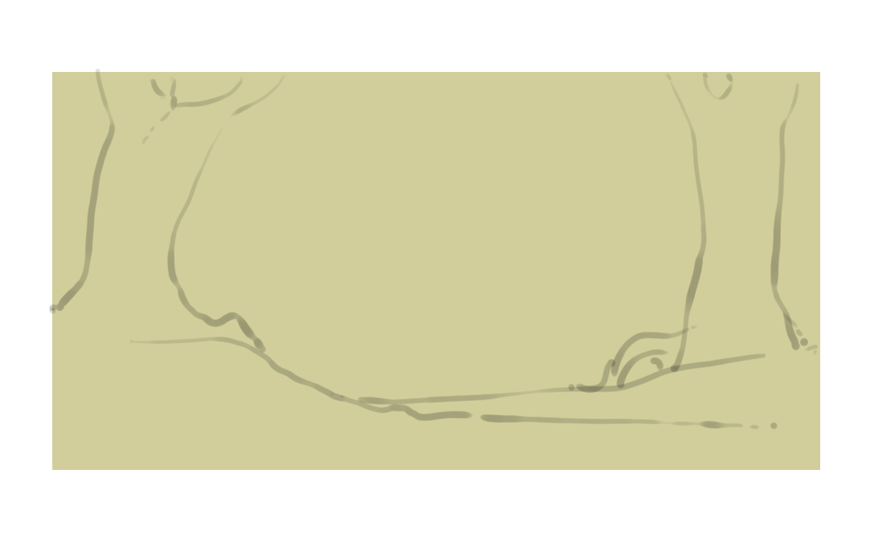 dessiner le croquis des arbres de la forêt 1