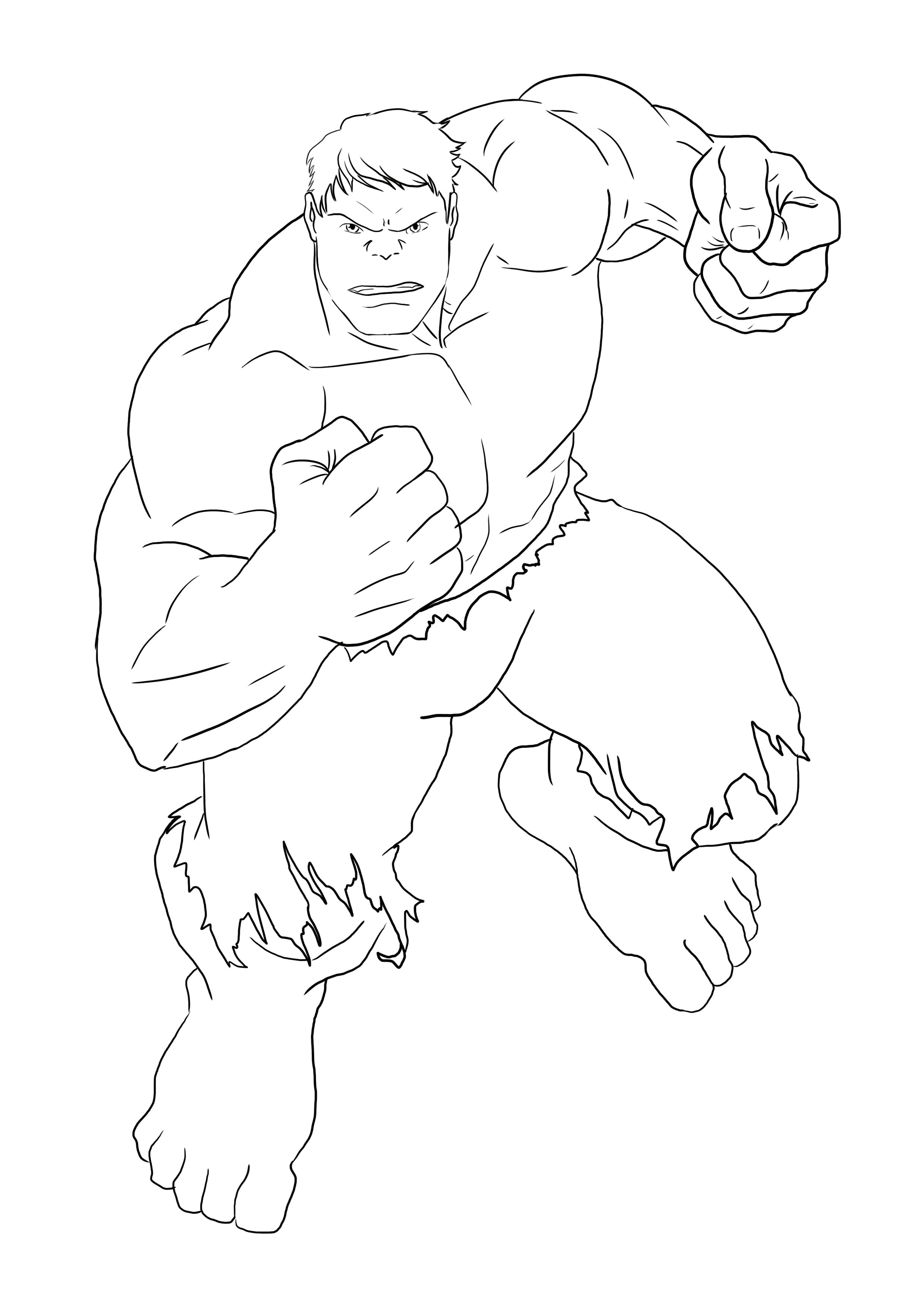 dessiner les détails de Hulk 1