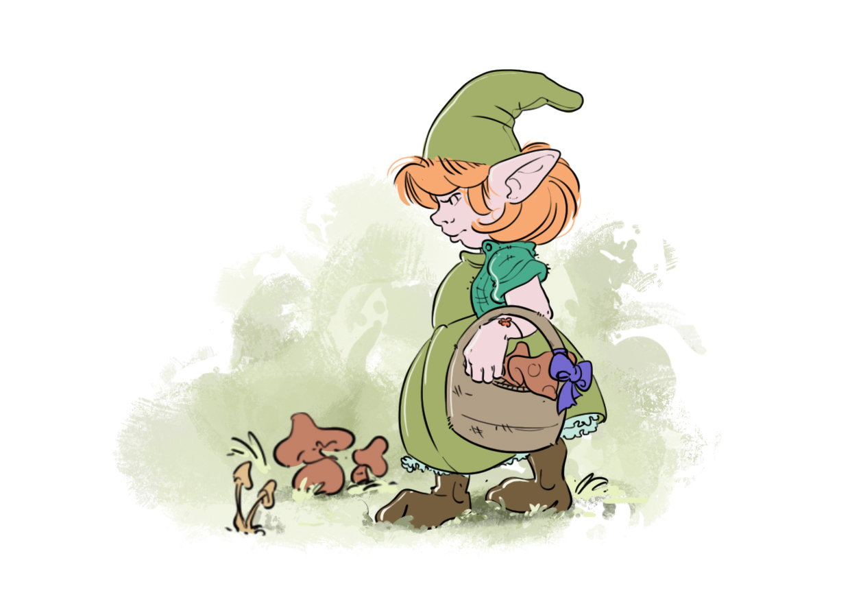 appliquer la couleur au dessin de lutin