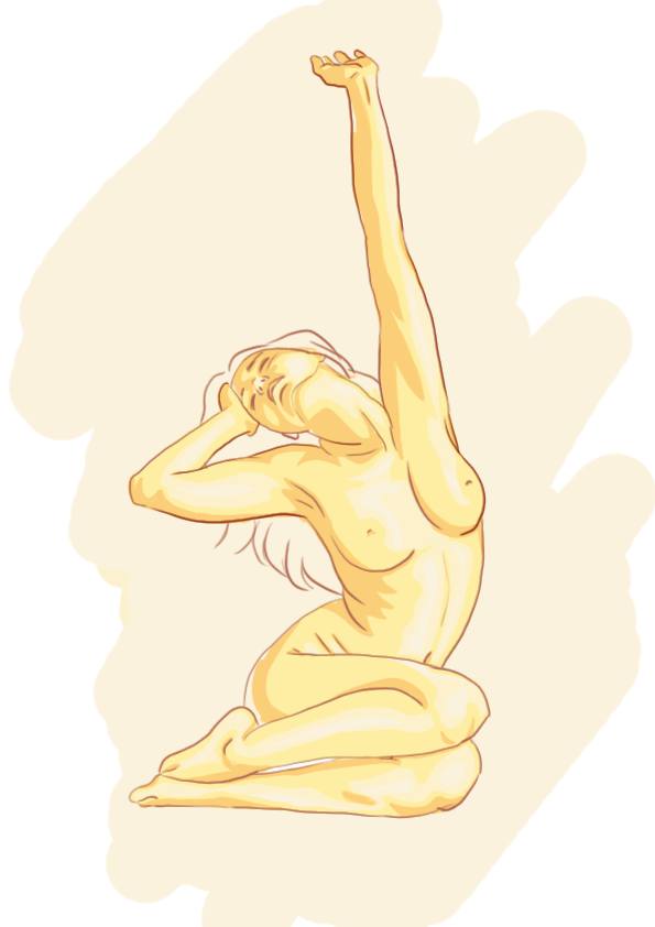 ajouter les ombres et les lumières dessin de modèle vivant 1