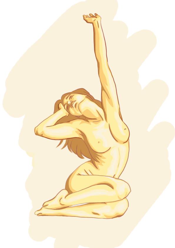 ajouter les ombres et les lumières dessin de modèle vivant 2