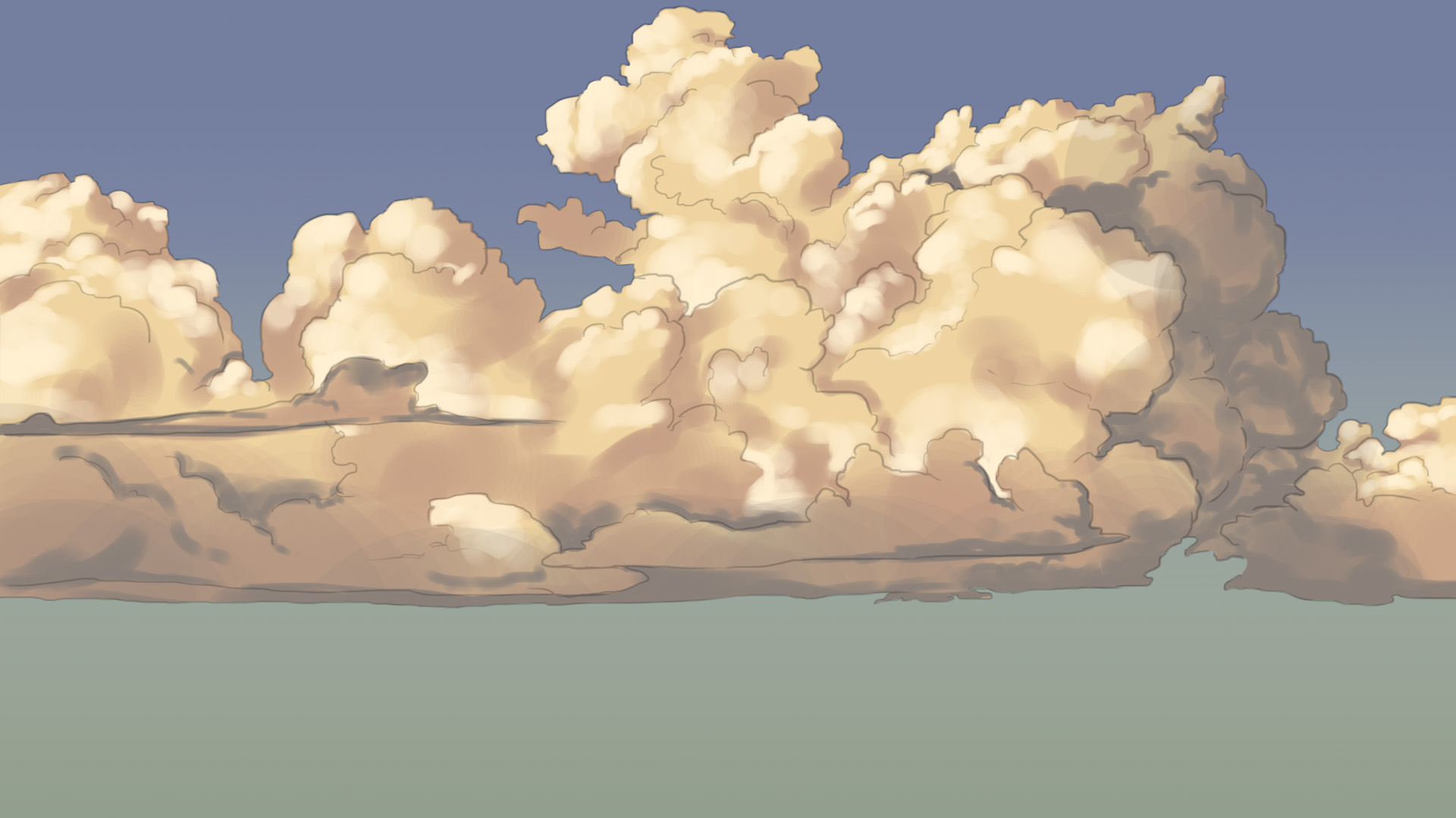 Donner du relief au dessin de nuage