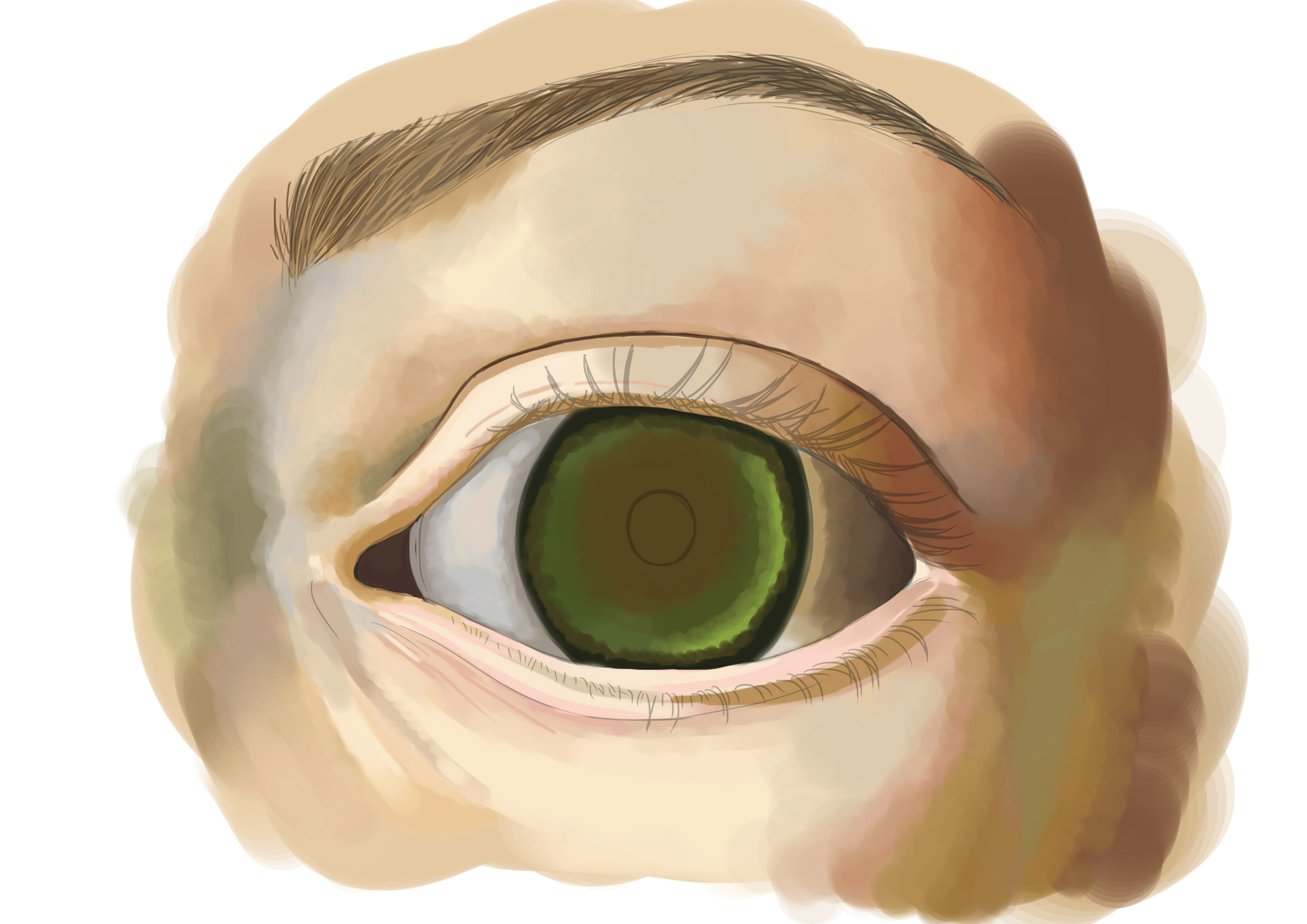 Rajouter d'autres teintes de couleur à l'iris de l'oeil