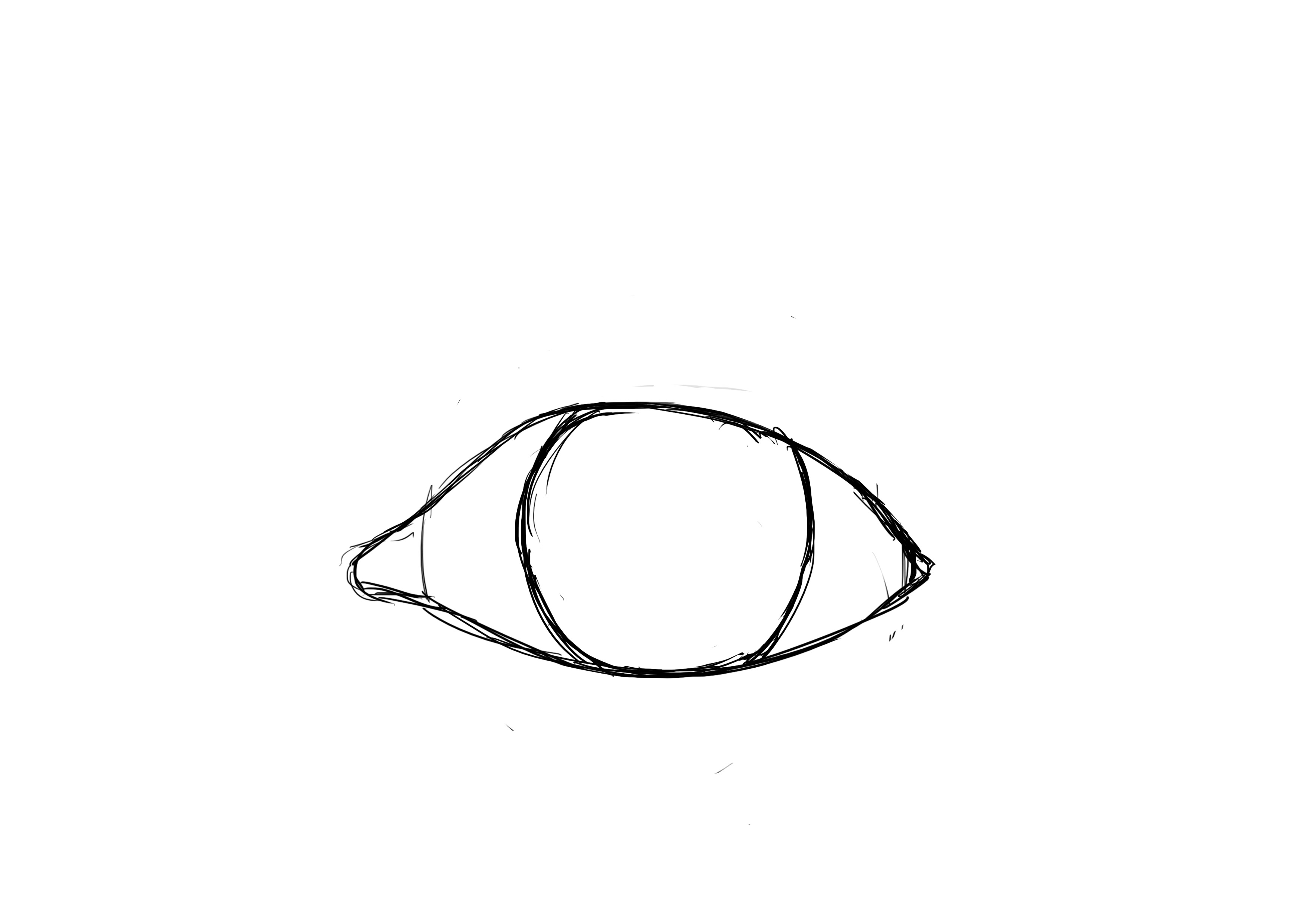 Dessiner l'iris de l'oeil