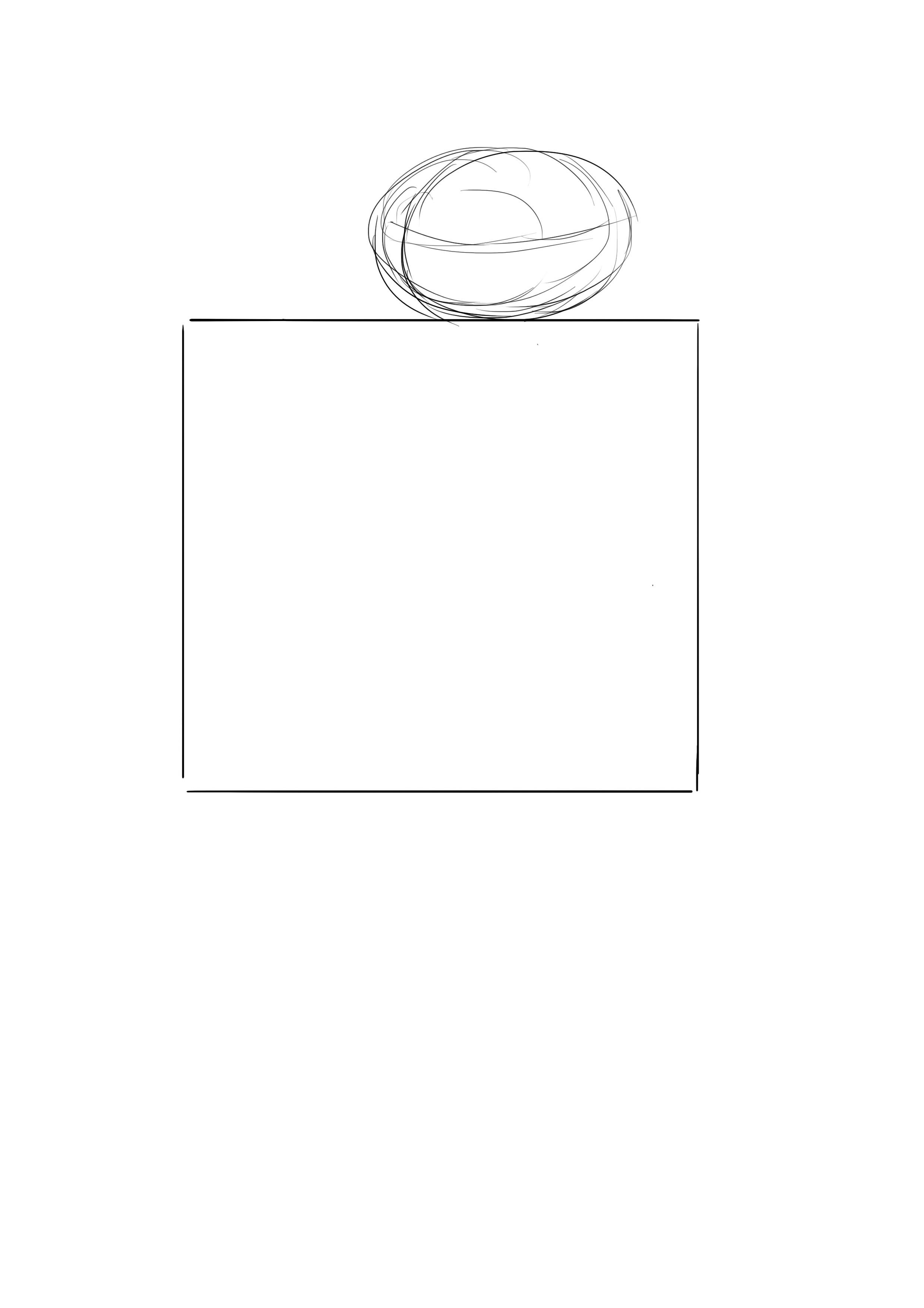 Croquis du corps du rouge gorge