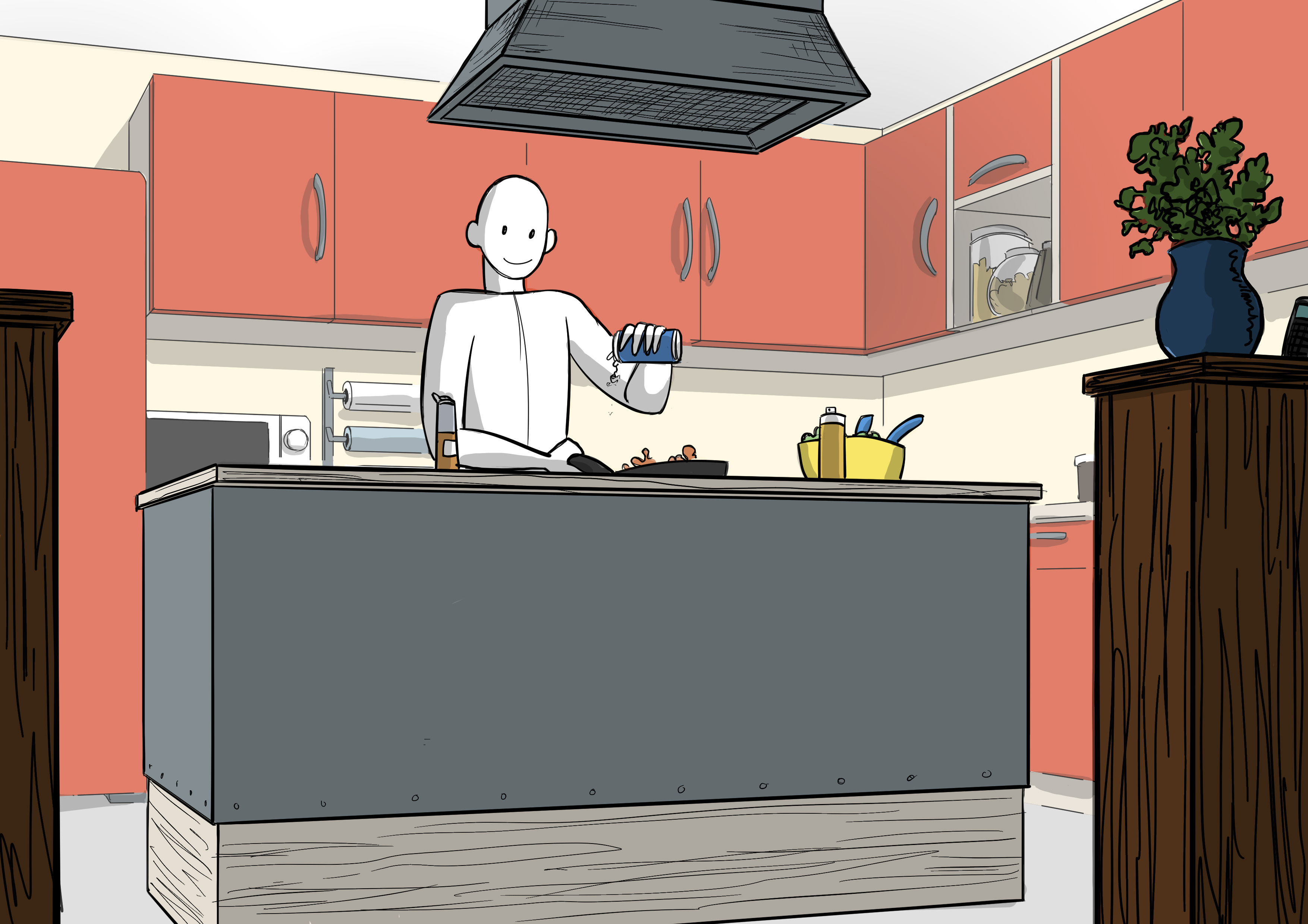 Donner de la profondeur au dessin en combinant les astuces avec le flou athmosphérique