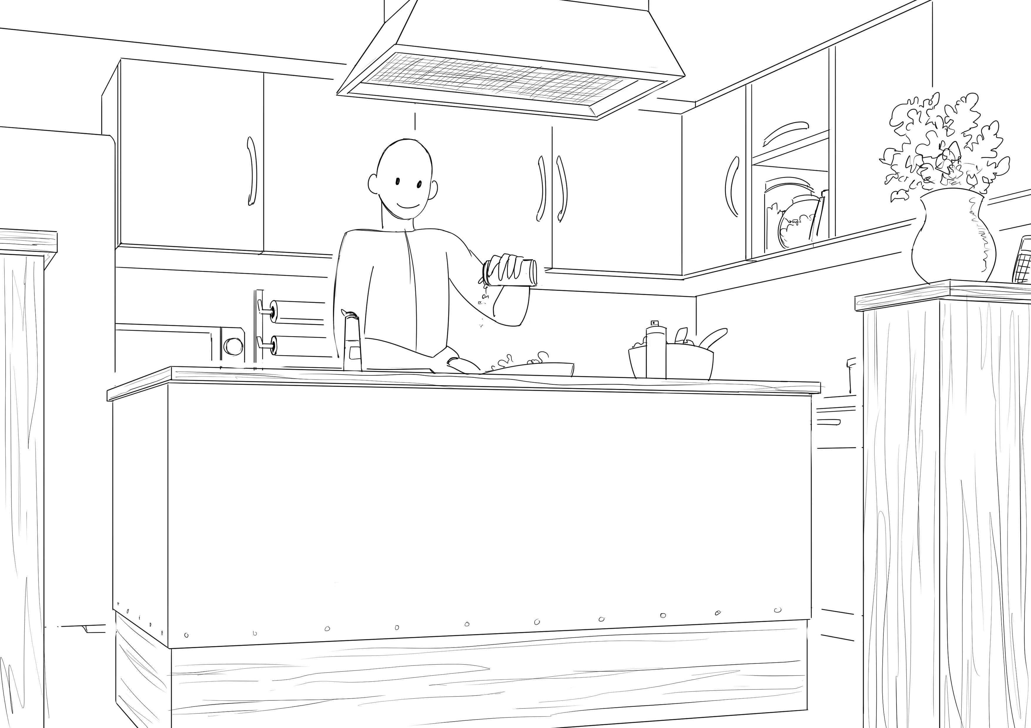 détailler le dessin pour donner un effet de profondeur