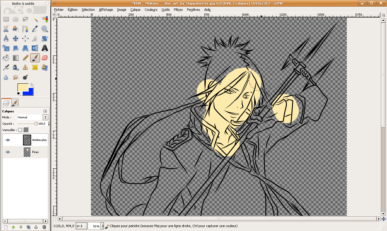 logiciel de dessin Gimp