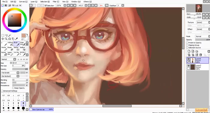 logiciel de dessin Paint Tool Sai