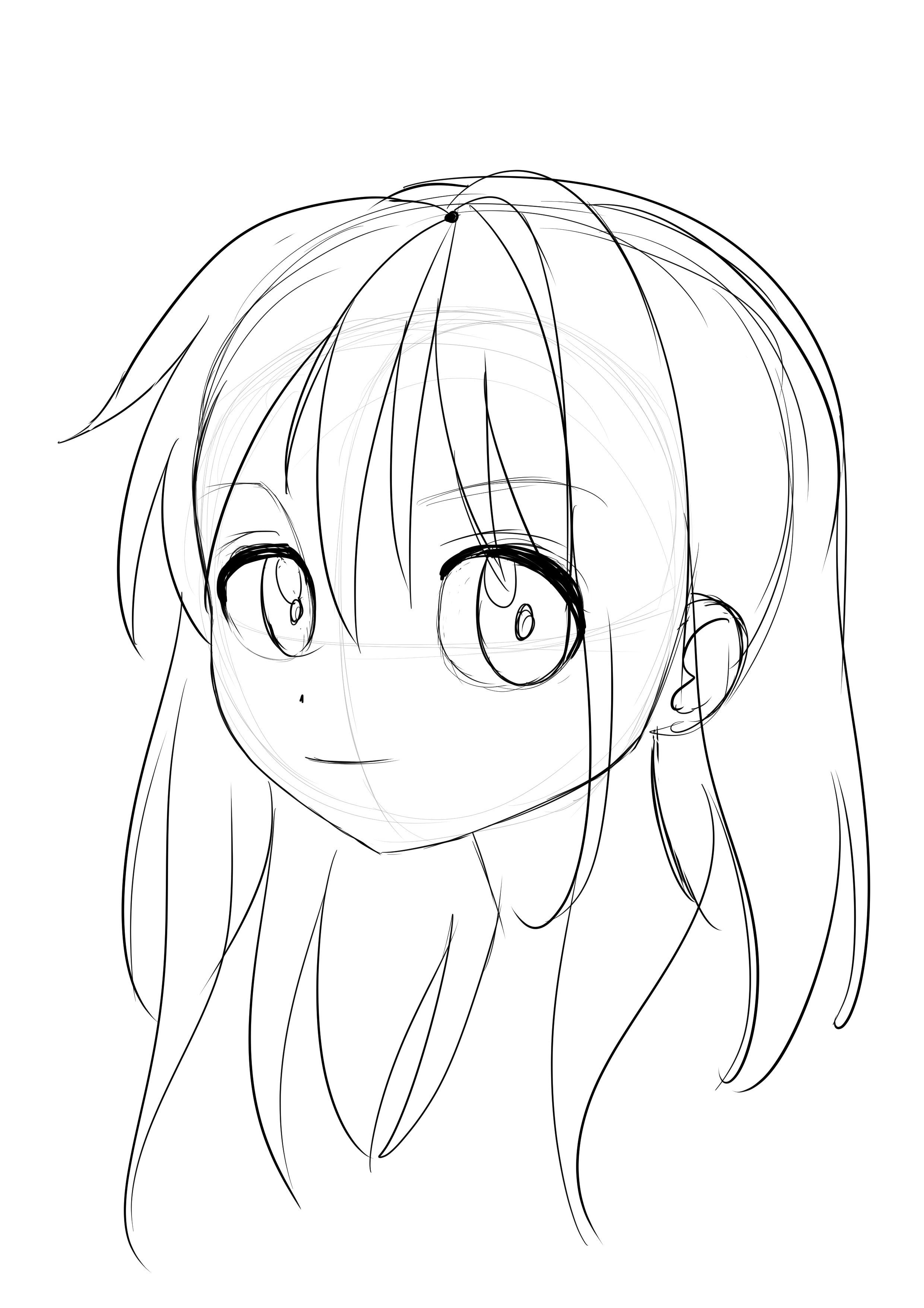 dessiner les cheveux de fille manga 4