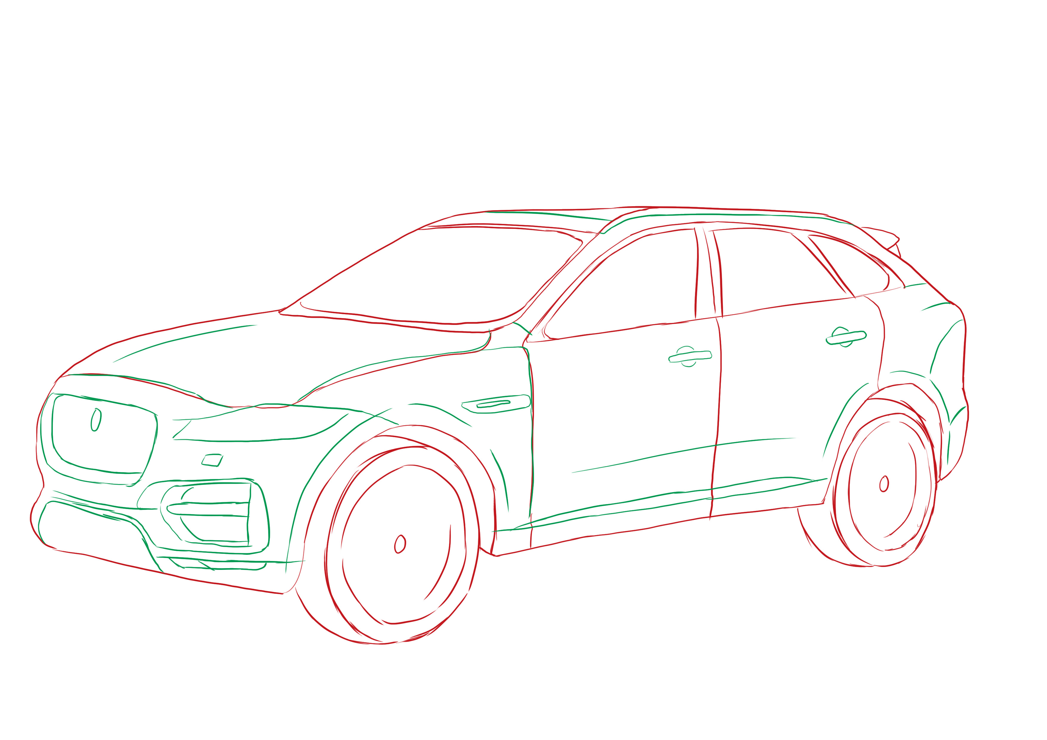 ajouter les details au dessin de voiture 1