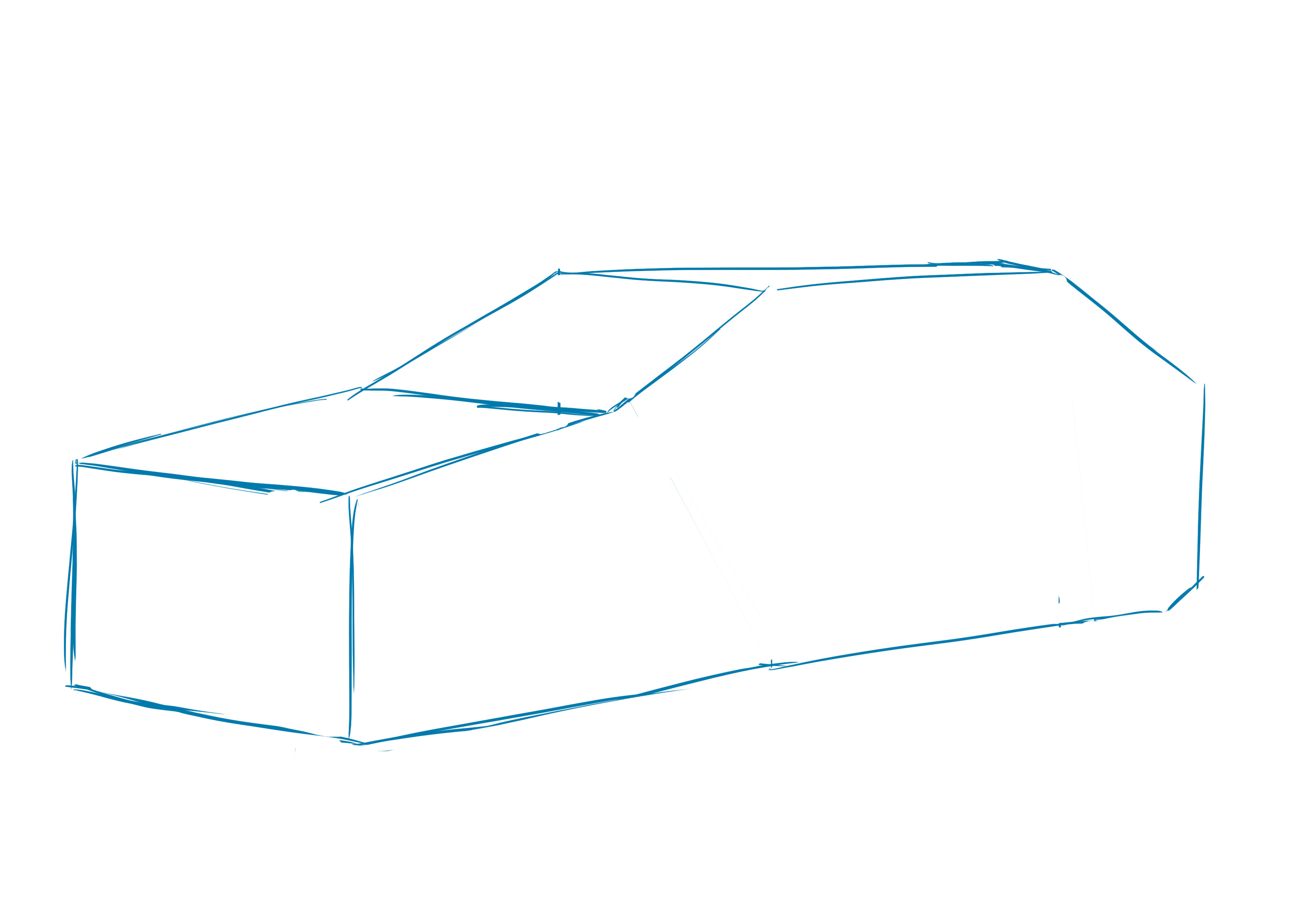 effacer les traits de construction du dessin de la base de la voiture