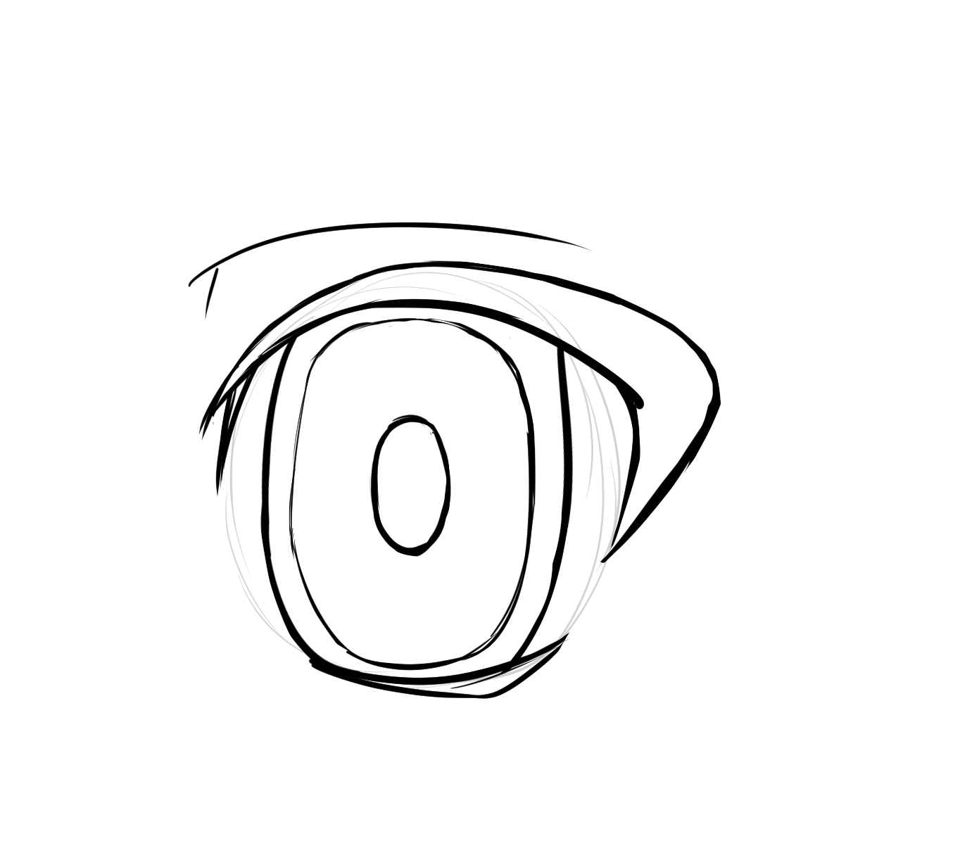 dessiner la pupille de l’œil